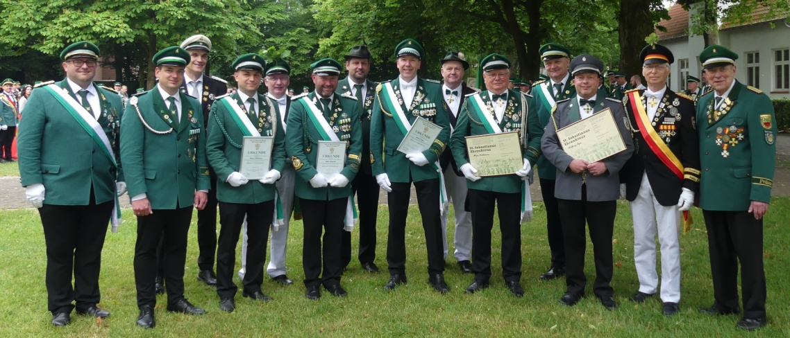 Weitere Ehrungen in Anreppen